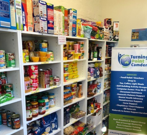 Cash boost to keep crisis food pantry full at Turning Point