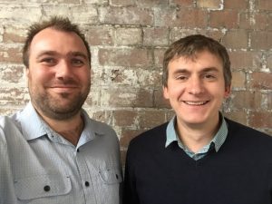 Micro Morse founders Michael De Nil (left) and Andrew Terry.