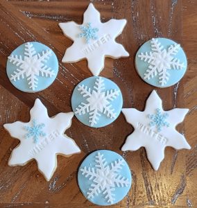 biscuits will be winter themed.